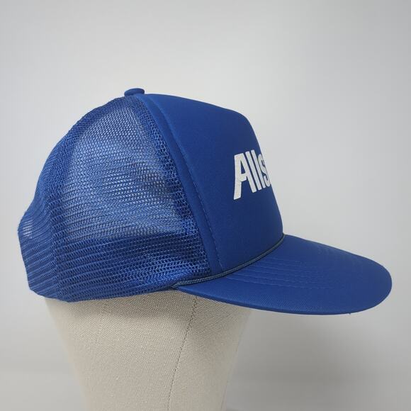 Allstate Snapback Trucker Hat Blue One Size Adjustable Lightweight Rope Capital - Picture 5 of 9